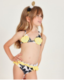 Bikini de niña de punto con detalles en lentejuelas | tuc tuc CN