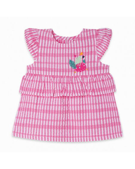BLUSA PLANA VOLANTE NIÑA ROSA LOVE SAUVAGE BLUSA PLANA VOLANTE NIÑA ROSA LOVE SAUVAGE