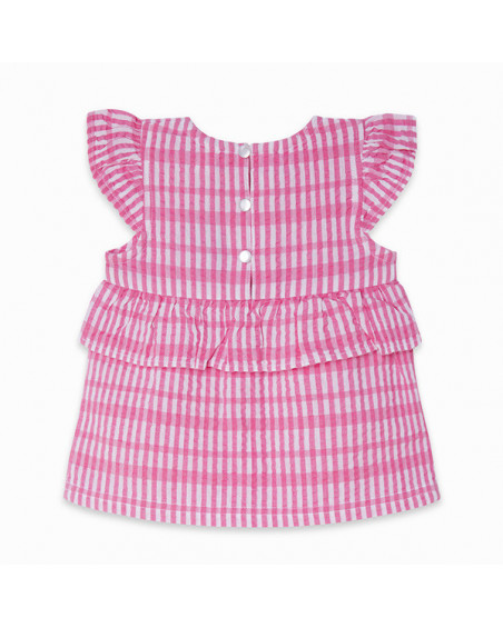 BLUSA PLANA VOLANTE NIÑA ROSA LOVE SAUVAGE BLUSA PLANA VOLANTE NIÑA ROSA LOVE SAUVAGE