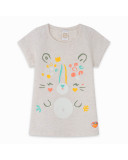 Vestido punto tigre niña beige savanna Vestido punto tigre niña beige savanna