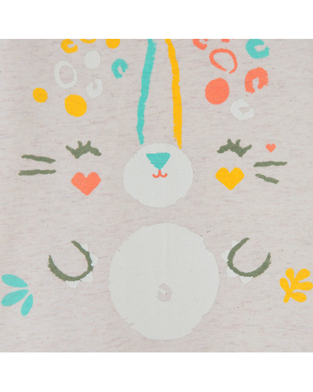 Vestido punto tigre niña beige savanna Vestido punto tigre niña beige savanna