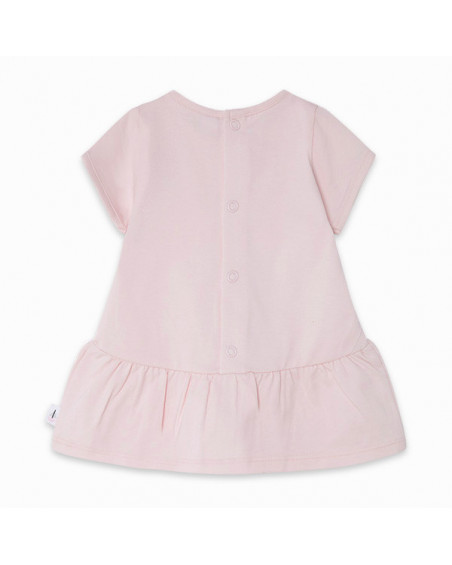 Vestido punto bolsillo niña rosa smooth sailing Vestido punto bolsillo niña rosa smooth sailing