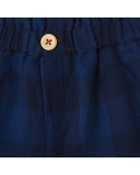 Short sarga paperbag cuadros niña azul detox time Short sarga paperbag cuadros niña azul detox time