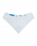 Bandana punto estampada azul recien nacido Bandana punto estampada azul recien nacido