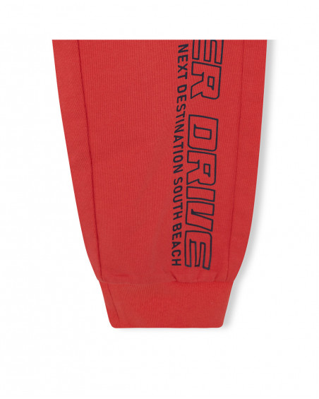 Pantalon jogging nath kids by tuc tuc rojo niño Pantalon jogging nath kids by tuc tuc rojo niño
