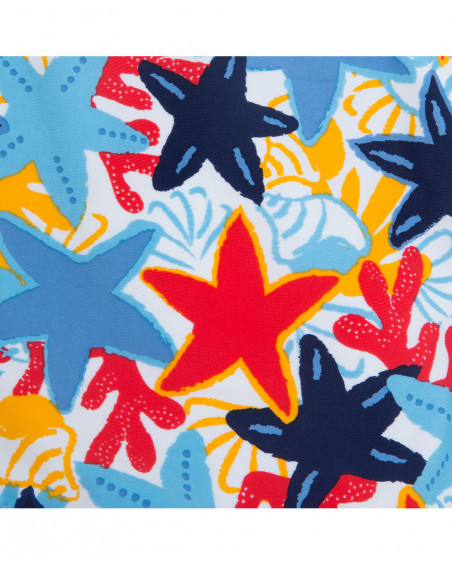 Bañador estrellas de mar multicolor niña