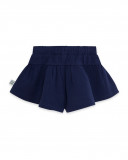 Short punto con cordón azul marino niña