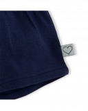 Short punto con cordón azul marino niña