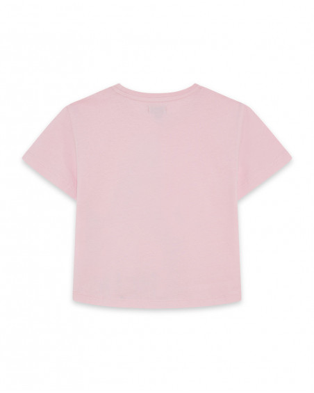 Camiseta manga corta nath kids by tuc tuc rosa fruta niña