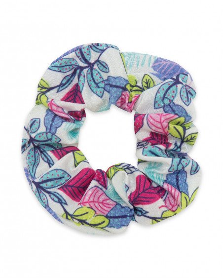Coletero estampado hojas multicolor niña Coletero estampado hojas multicolor niña