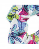 Coletero estampado hojas multicolor niña Coletero estampado hojas multicolor niña