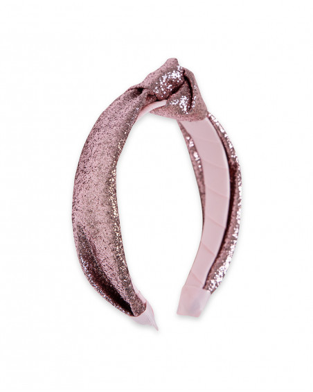 Diadema rígida rosa glitter niña Diadema rígida rosa glitter niña