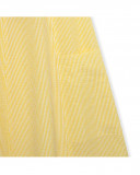 Vestido plana tirantes a rayas amarillas y blancas para mamá