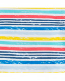 Camiseta manga corta rayas multicolor niño