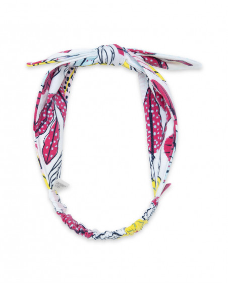 Diadema punto estampada hojas multicolor niña Diadema punto estampada hojas multicolor niña