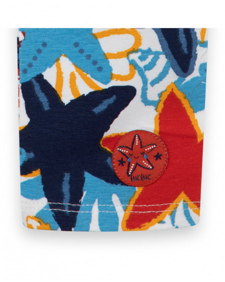 Legging estampado estrellas de mar multicolor niña Legging estampado estrellas de mar multicolor niña