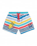 Bermuda baño rayas multicolor niño
