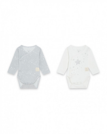 Pack 2 bodies m/l cruzado constellation gris Pack 2 bodies m/l cruzado constellation gris