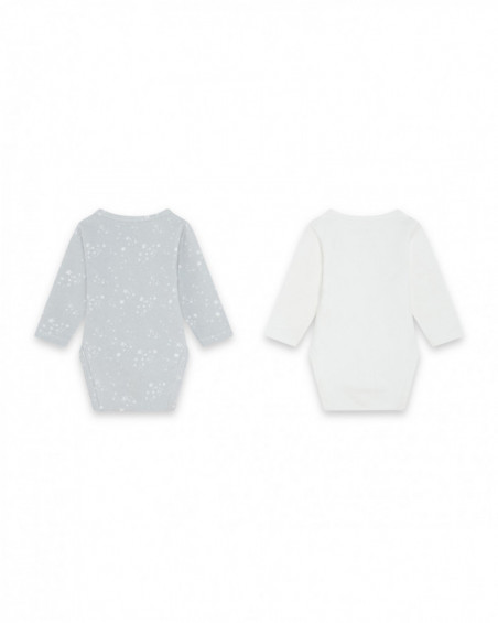 Pack 2 bodies m/l cruzado constellation gris Pack 2 bodies m/l cruzado constellation gris
