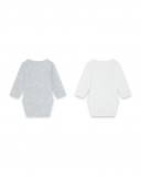 Pack 2 bodies m/l cruzado constellation gris Pack 2 bodies m/l cruzado constellation gris