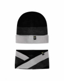 Gorro y cuello tricot negro niño speed race Gorro y cuello tricot negro niño speed race