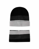 Gorro y cuello tricot negro niño speed race Gorro y cuello tricot negro niño speed race