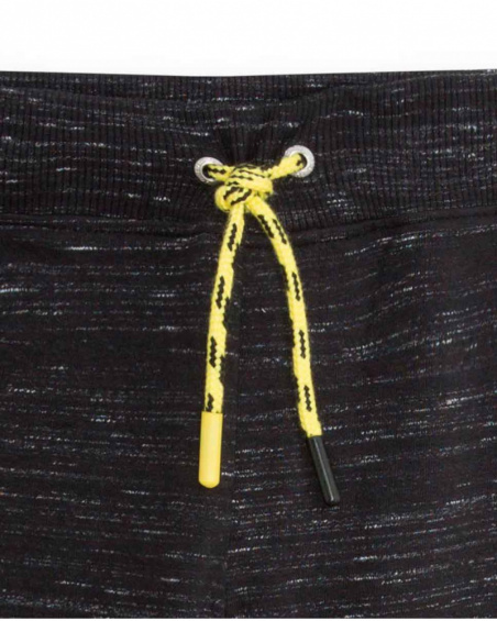 Pantalón felpa negro niño speed race Pantalón felpa negro niño speed race