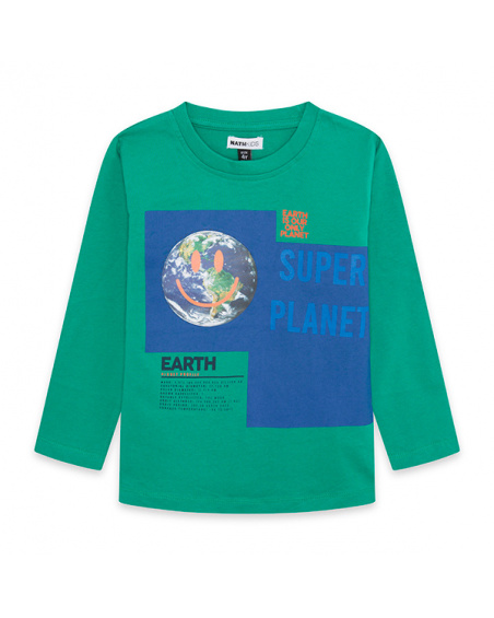Camiseta manga larga earth community superplanet