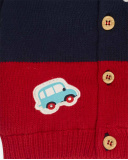Chaqueta tricot azul niño mini traveller Chaqueta tricot azul niño mini traveller