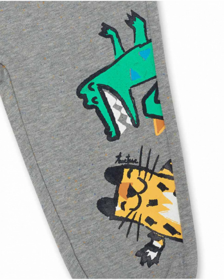 Pantalón felpa gris niño Hip Hip Hooray! Pantalón felpa gris niño Hip Hip Hooray!