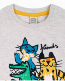 Camiseta larga punto beige niño Hip Hip Hooray! Camiseta larga punto beige niño Hip Hip Hooray!
