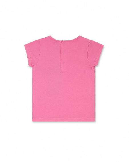 Camiseta punto rosa niña Basics Baby