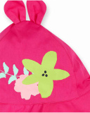 Gorro plana fucsia niña Time to plant