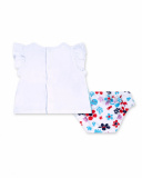 Conjunto baño blanco niña Blub Conjunto baño blanco niña Blub