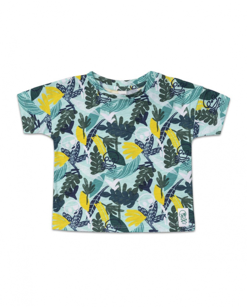 Camistea punto verde estampado niño Treasure Island