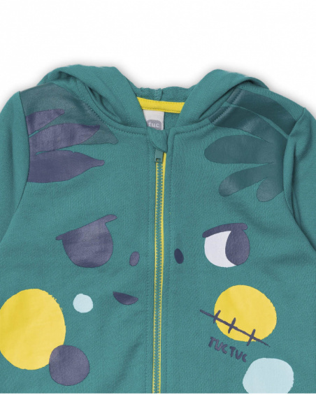 Sudadera felpa verde niño Treasure Island Sudadera felpa verde niño Treasure Island
