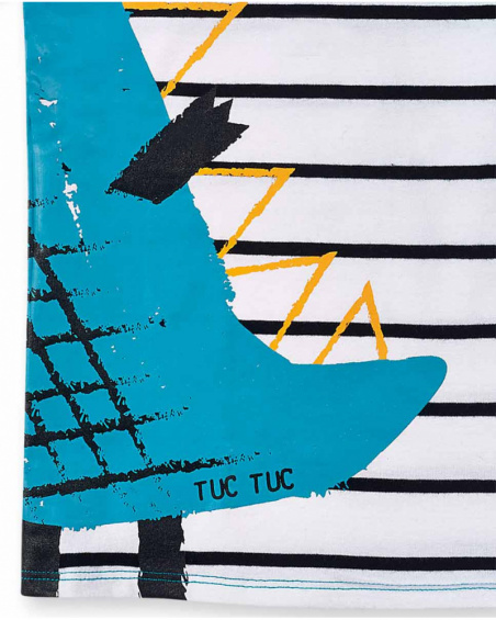 Camiseta punto blanco niño Juicy