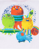 Camiseta punto blanco niño Holidays