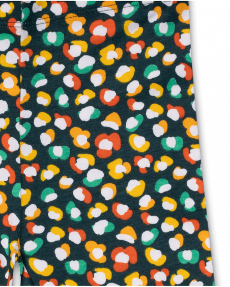 Legging pirata punto estampado niña Tropic Feelings Legging pirata punto estampado niña Tropic Feelings