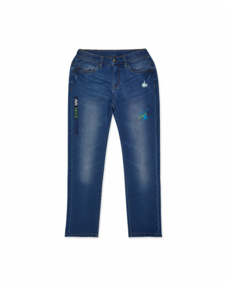 Pantalón largo denim azul niño Diving Adventures Pantalón largo denim azul niño Diving Adventures