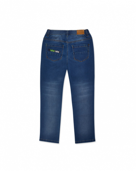 Pantalón largo denim azul niño Diving Adventures Pantalón largo denim azul niño Diving Adventures