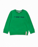 Sudadera punto verde niño The coast