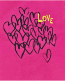 Vestido punto fucsia niña Rebel Girl