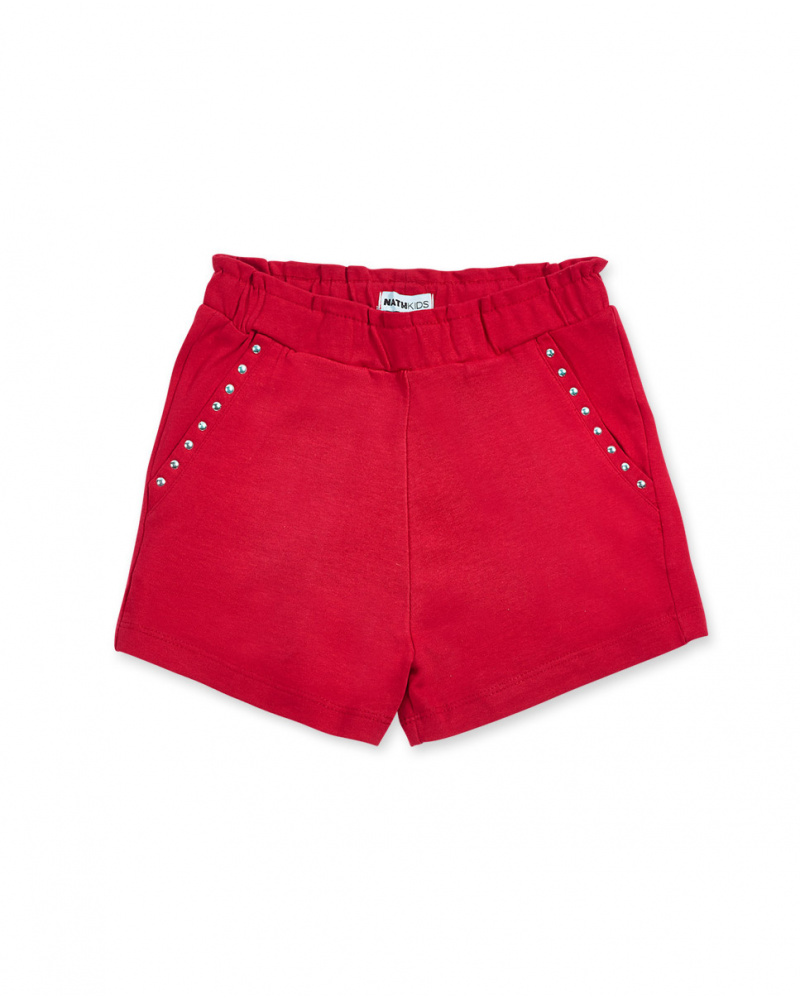 Short Leonor punto rojo niña Basics Girl