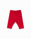 Leggings ciclista punto rojo niña Basics Girl