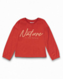 Camiseta larga punto naranja niña Oasis