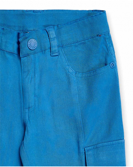 Pantalón sarga granate niño Eco-Safari Pantalón sarga granate niño Eco-Safari