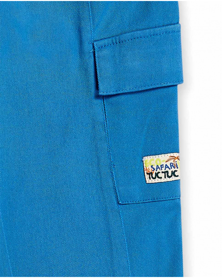 Pantalón sarga granate niño Eco-Safari Pantalón sarga granate niño Eco-Safari