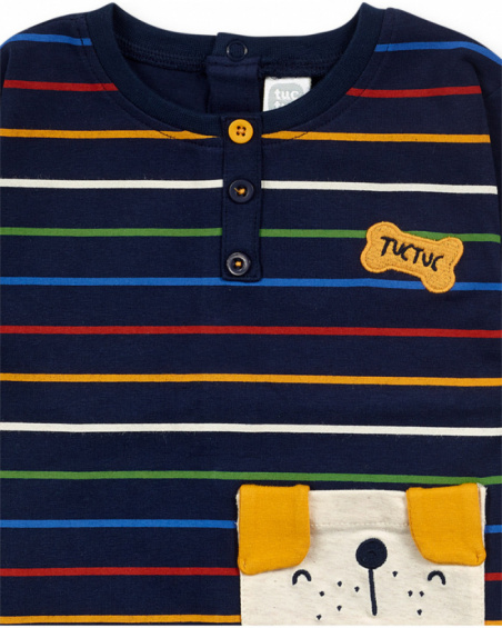 Conjunto felpa punto amarillo niño colección Pugs Life Conjunto felpa punto amarillo niño colección Pugs Life