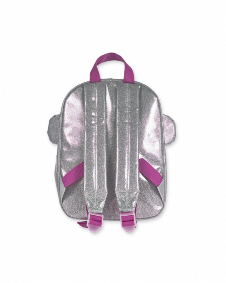 Mochila plateada niña Robot Maker Mochila plateada niña Robot Maker